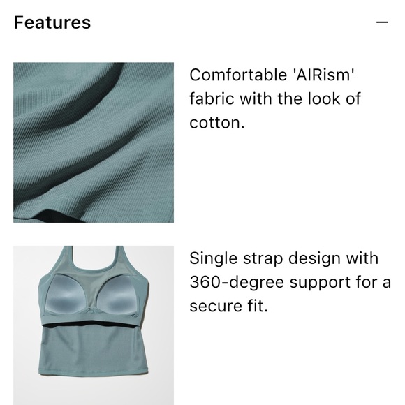 Uniqlo Black Ribbed Open Back Halter Top, Large - Picture 4 of 7